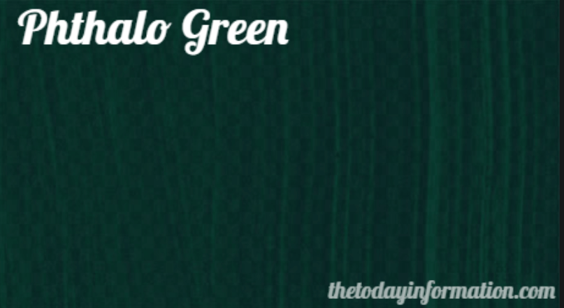 Phthalo Green: The Unsung Hero of Every Artist's Palette
